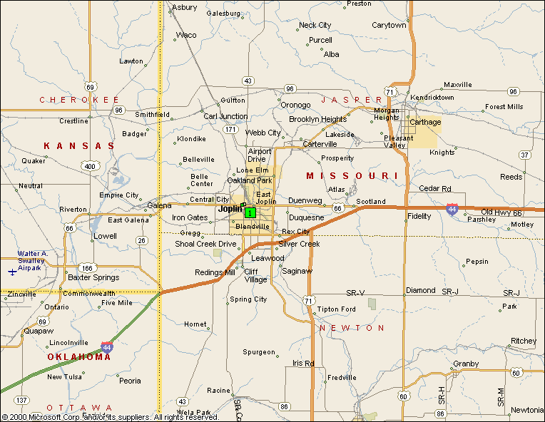 Joplin Missouri Zip Code Map Map Of World